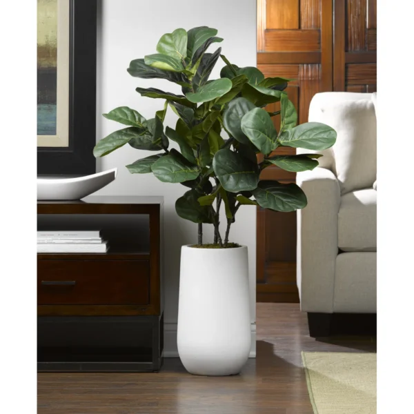 48'' Faux Fiddle Leaf Fig Plant in Planter